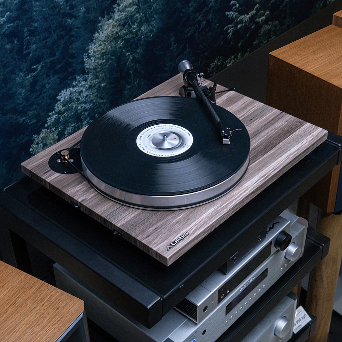 Проигрыватель винила Auris Funky Rustic Walnut - рис.5