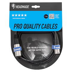 Кабель HeadMade Pro XLR-M - 6.3-f 1.5m