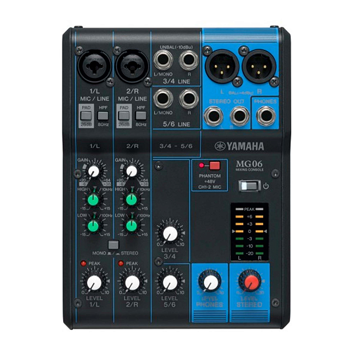 Микшерный пульт Yamaha MG06 Black - рис.0