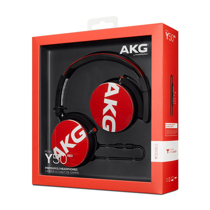 Наушники AKG Y50 Red - рис.7