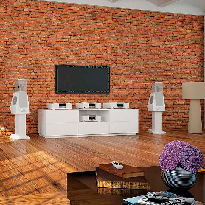 Стойки под акустику MBL 120 RC Stand Piano White - рис.2