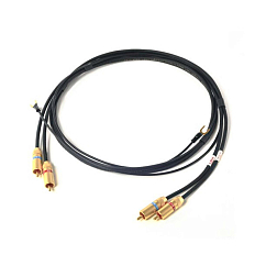 Кабель Van Den Hul D-501 Hybrid 2RCA-2RCA Black 1.2m
