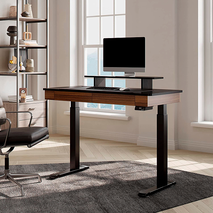 Компьютерный стол EUREKA ED-I47 Walnut - рис.4