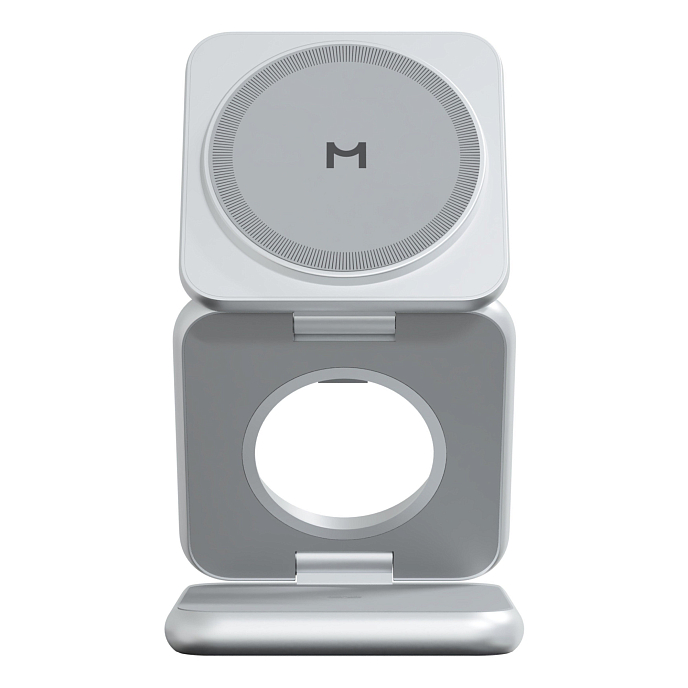 Беспроводная зарядка Magssory Fold for Apple Silver - рис.0