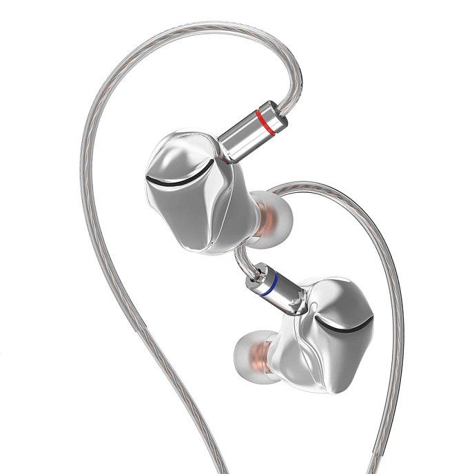 Наушники внутриканальные Hidizs MK10 4.4mm Silver - рис.0