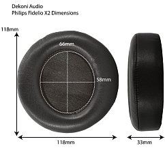 Амбушюры Dekoni Audio Choice Suede for Philips Fidelio X2