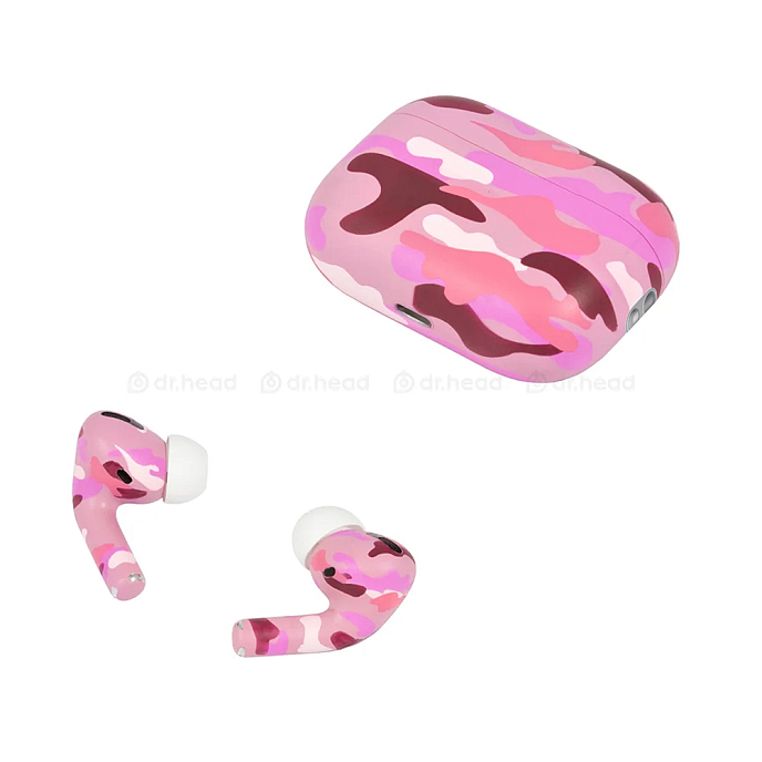 Беспроводные наушники Apple AirPods Pro 2 USB-C Pink Camo Matte - рис.4