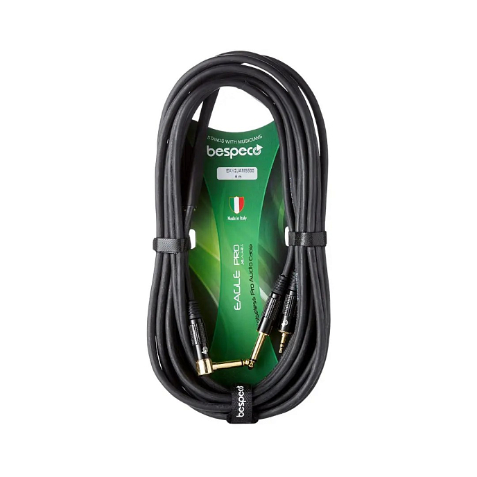 Кабель Bespeco EAY2JAMS500 Black 5.0m - рис.1