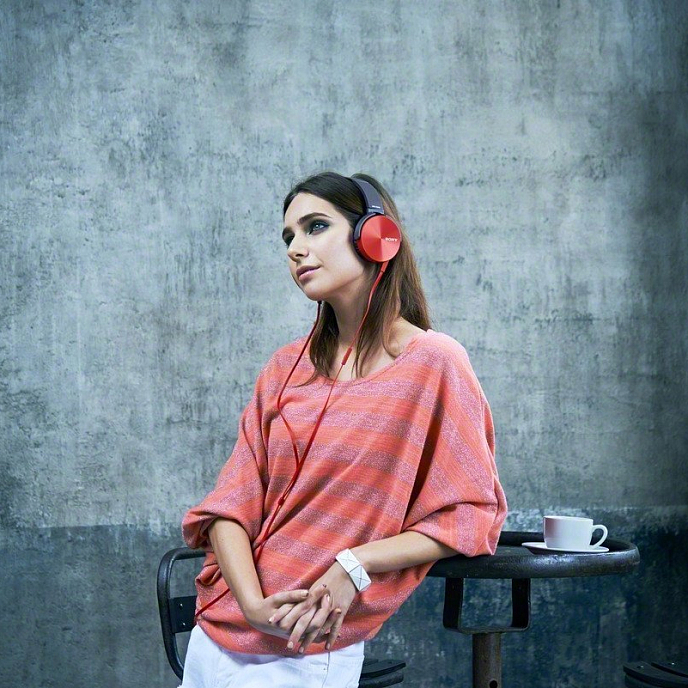 Наушники Sony MDR-XB450AP Red - рис.7