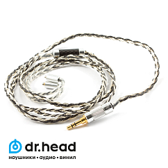 Фото - Labkable Black Carbon (8 wire) mmcx Кабель Labkable Black Carbon (8 wire) mmcx