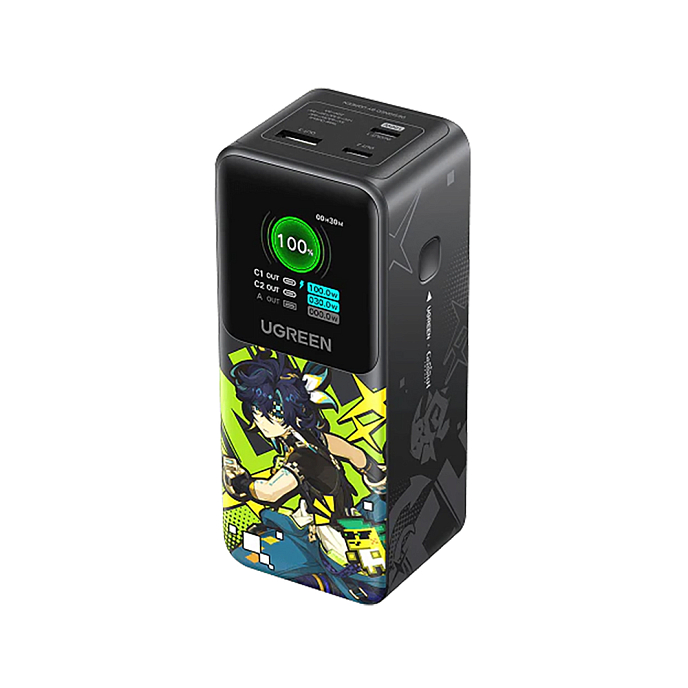 Портативный аккумулятор Ugreen PB721 Genshin Impact Edition 20000mAh 130W Fast Charging gray внешний аккумулятор (SN SN2500134480229)_Уценка серый - рис.0