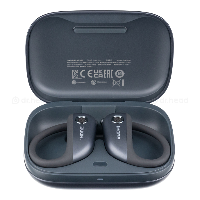 Беспроводные наушники 1MORE FIT Open Earbuds S50 Gray - рис.1