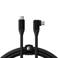 Кабель Satechi Right Angle PD USB-C - USB-C Black