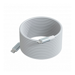 Кабель Magssory Link C USB-C - USB-C 240W White 2.4m