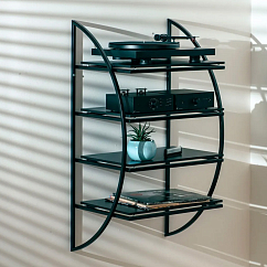 Полка для винилового проигрывателя Pro-Ject Wall Mount Rack 5-4 Black