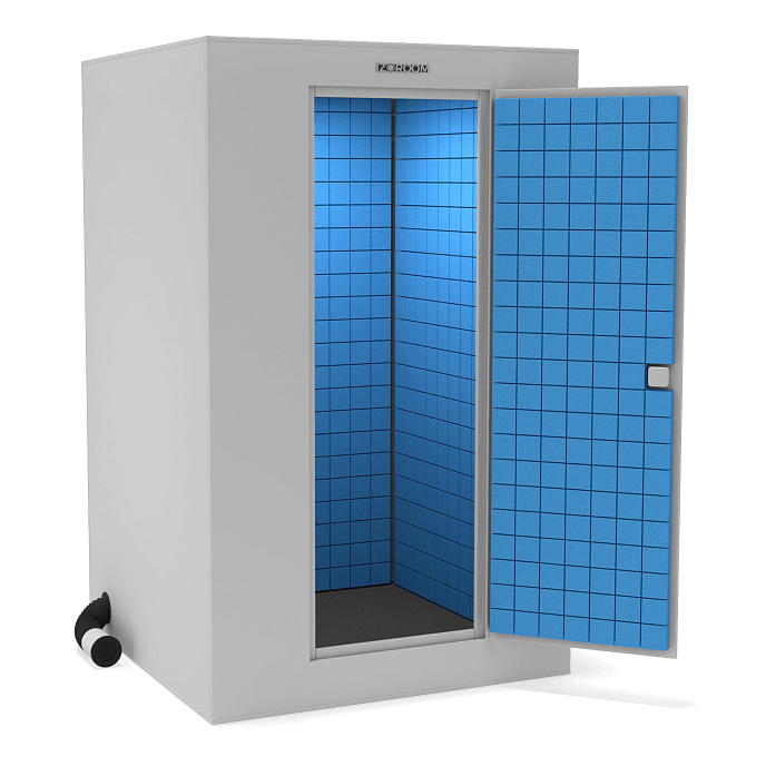 Акустическая кабина IzoRoom Standard Plus without window Steel Blue - рис.0