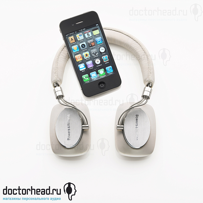 Наушники B&W Headphones Mobile P5 ivory - рис.2