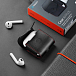 Чехол для наушников Deppa Leather case for AirPods Black - рис.1