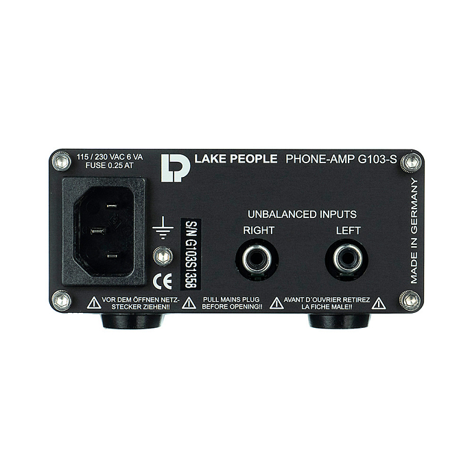 Усилитель для наушников Lake People G103-S Phoneamp Black - рис.3