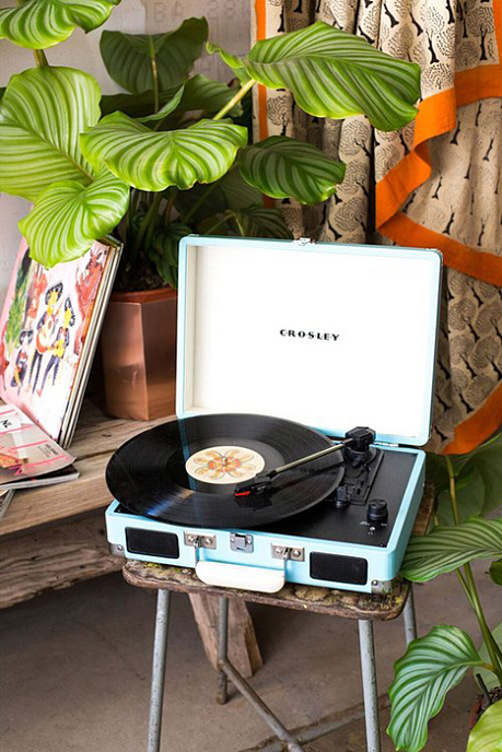 Проигрыватель винила Crosley Cruiser Deluxe Turquoise - рис.3