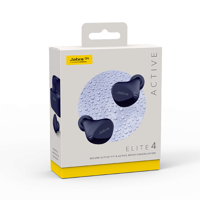 Беспроводные наушники Jabra Elite 4 Active Navy - рис.5