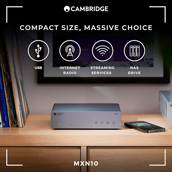 Сетевой аудиоплеер Cambridge Audio MXN10 Lunar Grey - рис.9