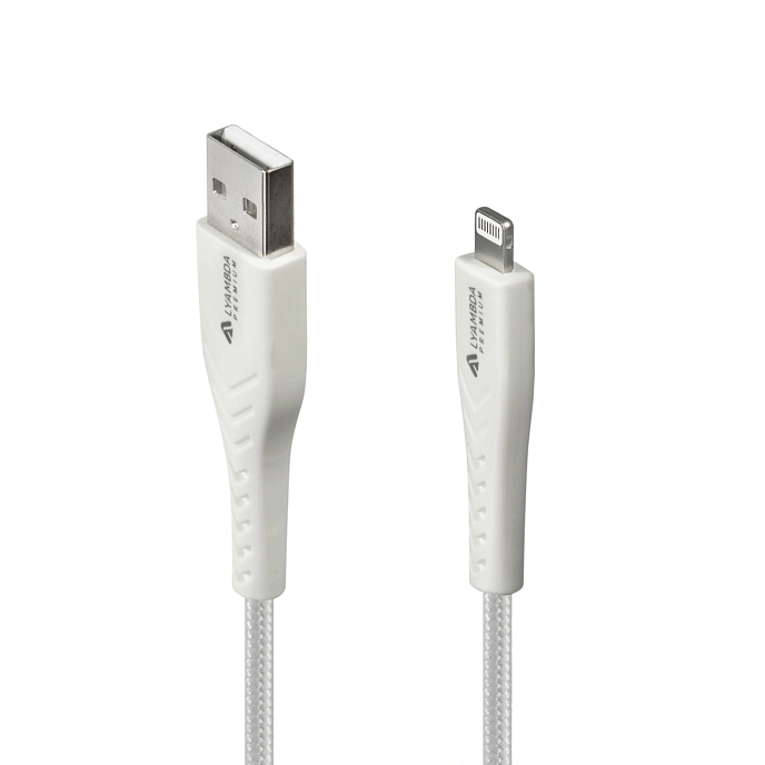 Кабель Lyambda LALm25 USB Type-A/Lightning White - рис.3