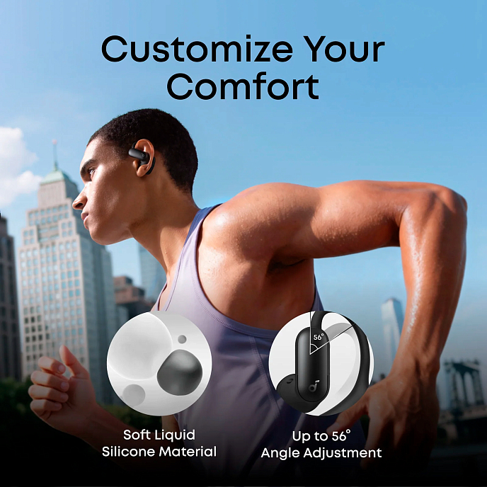 Беспроводные наушники Anker Soudncore AeroFit 2 Pro Black - рис.4