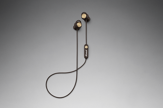 Беспроводные наушники Marshall Minor II Bluetooth Brown - рис.4
