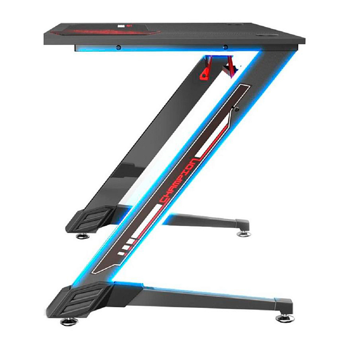 Компьютерный стол EUREKA Z43 (ERK-GD-4301-V1D) Black - рис.3