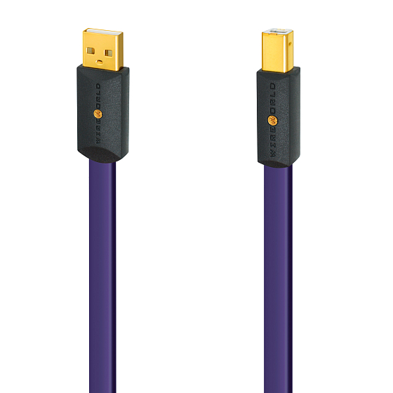 Кабель Wireworld Ultraviolet 8 USB A - USB-B 1 m - рис.0