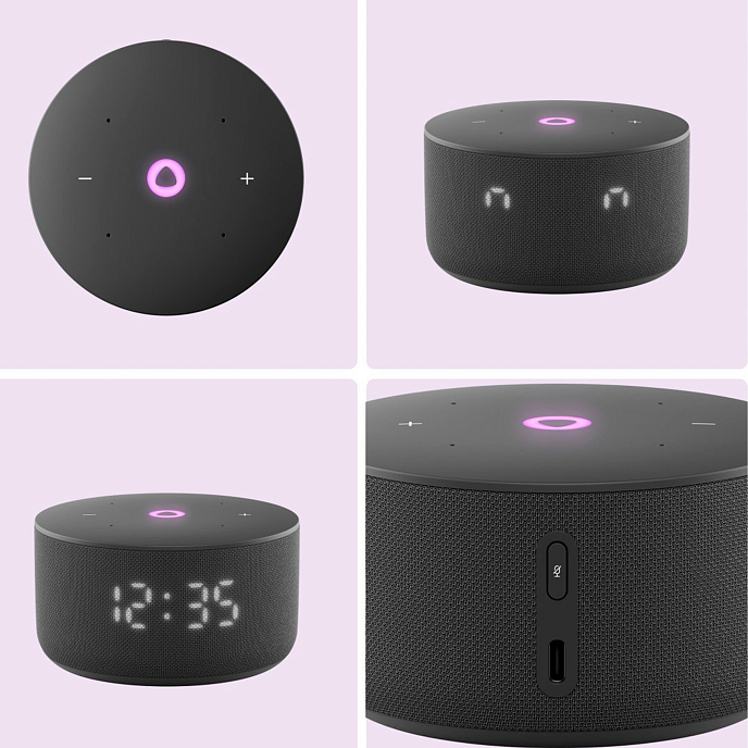 Умная колонка Яндекс Станция Мини 3 Black - рис.2