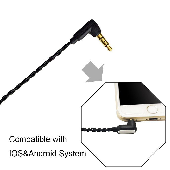 Кабель SoundLink 2pin twisted with Mic Black - рис.3