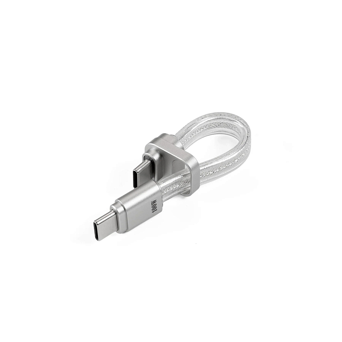 Кабель ddHiFi MD19L Silver USB-C - USB-C 100W 6.5cm - рис.1