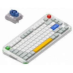 Клавиатура NuPhy Kick75 IO Silver Max Switch White