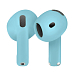 Беспроводные наушники Apple AirPods 4 ANC Sky Blue Matte - рис.2