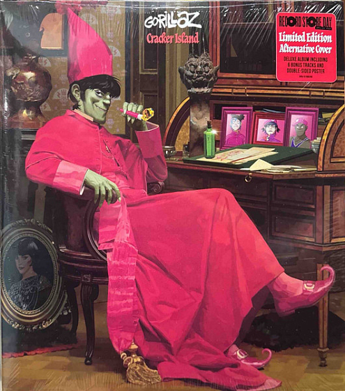 Пластинка Gorillaz – Cracker Island RSD2024 - Coloured Pink, Magenta - 2LP - рис.0