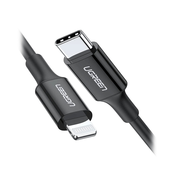 Кабель UGREEN USB-C - Lightning Cable Black - рис.0