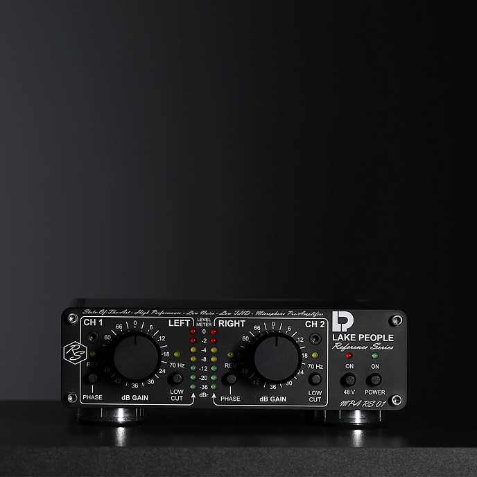 Микрофонный предусилитель Lake People MPA RS 01 Black - рис.1