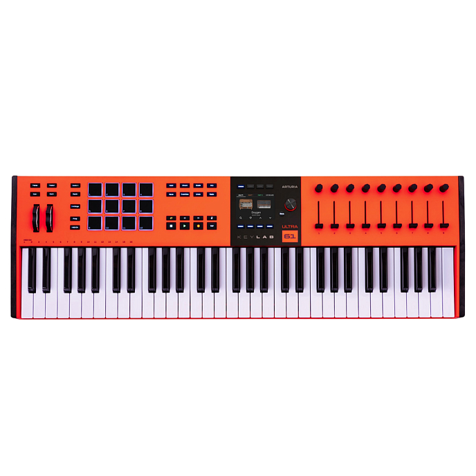 MIDI-клавиатура Arturia KeyLab 61 MK3 Ultra Edition Orange - рис.0