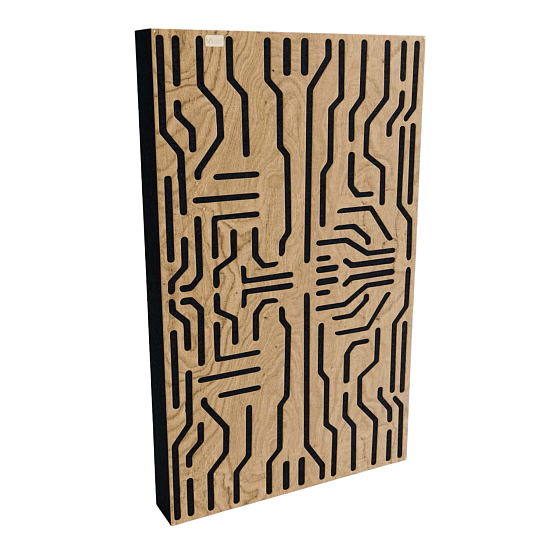 Акустическая панель Acoustic Shield AS Labyrinth Ash 103x63x10cm - рис.0