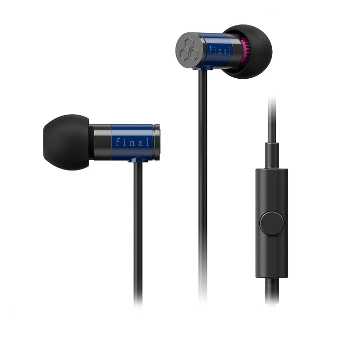 Наушники внутриканальные Final Audio E1000C with Mic Blue - рис.0
