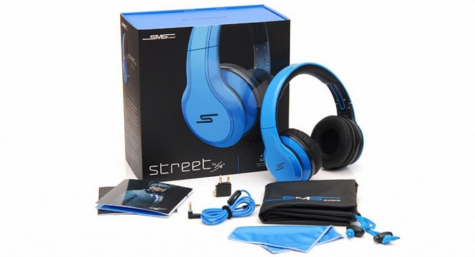 Наушники SMS Audio STREET by 50 Over-Ear Blue - рис.2