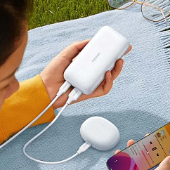 Внешний аккумулятор Ugreen PB501 10000mAh Mini Quick Charging 30W White