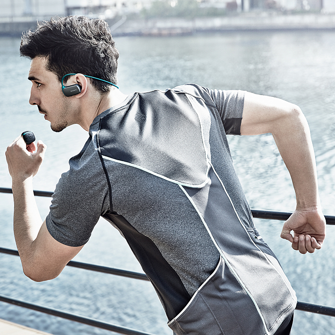 Наушники-плеер Sony NWZ-WS615 Blue - рис.6