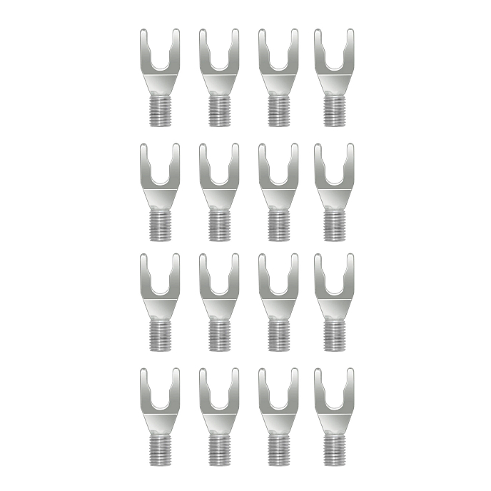 Разъём Wireworld Uni-Term Silver Spade Set of 16 - рис.0