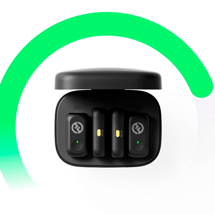 Микрофон беспроводной Hollyland Lark A1 Mini Duo USB-C Space Gray - рис.10