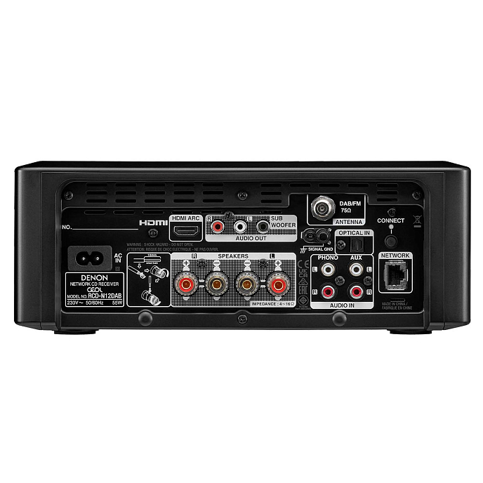 Ресивер Denon RCD-N12DAB Black - рис.3