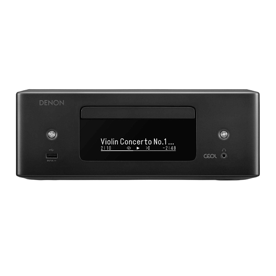 Ресивер Denon RCD-N12DAB Black - рис.0