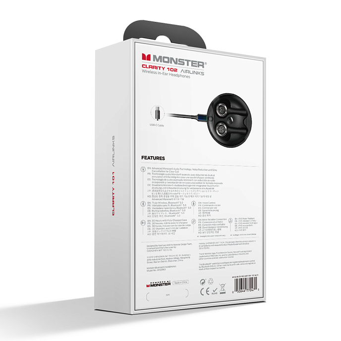 Наушники Monster Clarity 102 Airlinks Black - рис.10